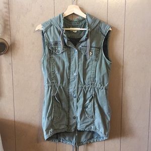 Army vest from Anthropologie